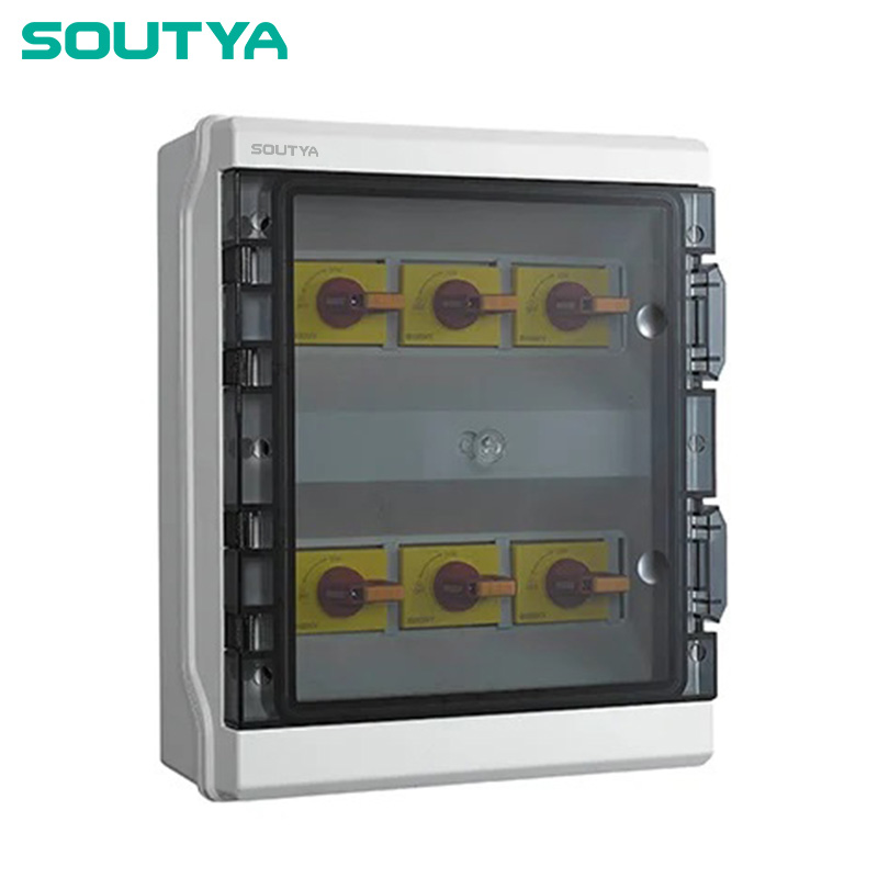 DC isolator box IP65 enclosure anim na mga string